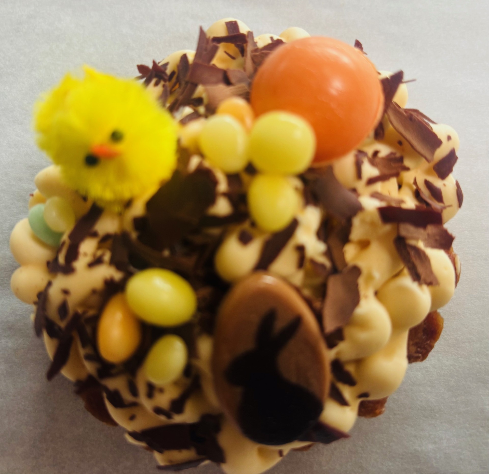 Paasnest 1 pers. vanille boterroom